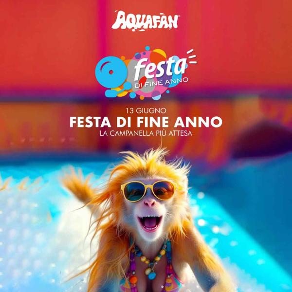 Festa di fine anno all'Aquafan di Riccione