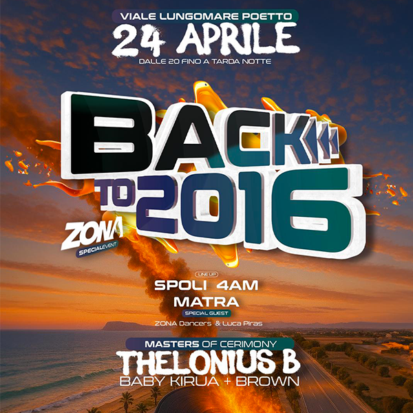 BACK TO 2016 - Opera Beach Arena - 24 Aprile 2025
